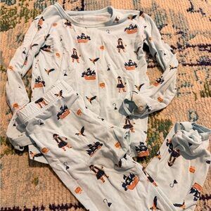 Kyte BABY Light Blue Pirate Print Pajama Set